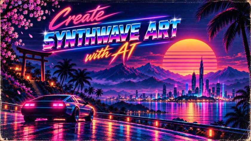Create Synthwave Art with AI