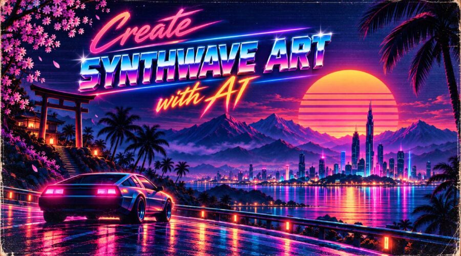 Create Synthwave Art with AI